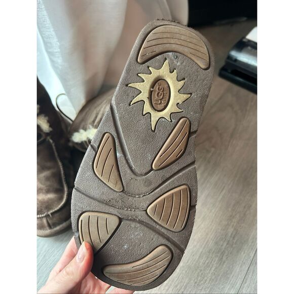 UGG Australia Brown Suede Whitley Lace Up Boots 5190 size 8 - Picture 4 of 10